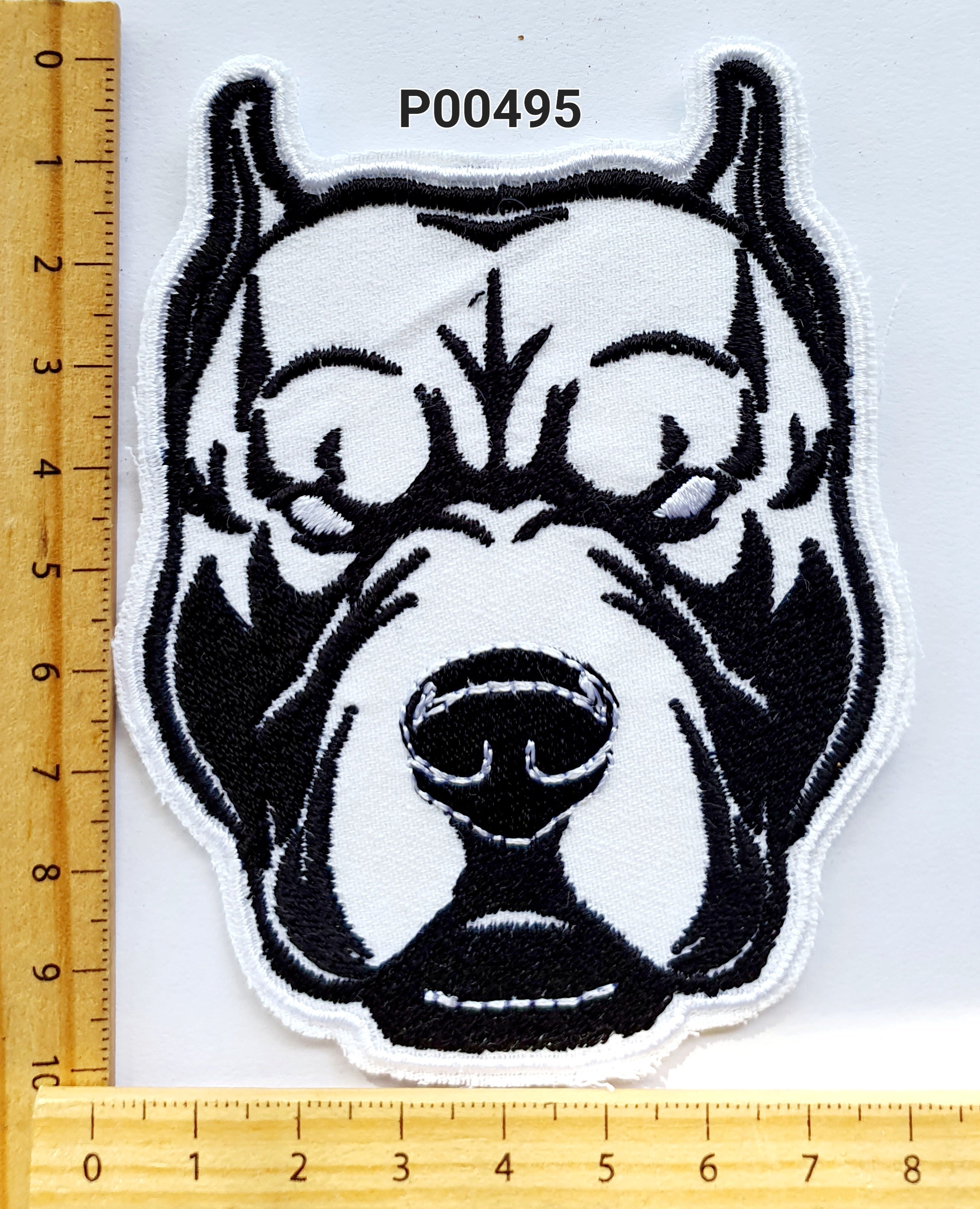 P00495 Dog NEW Iron On Cloth Patch