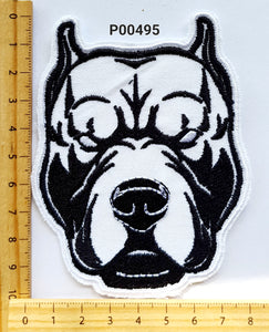 P00495 Dog NEW Iron On Cloth Patch