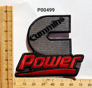 P00499 Cummins Power NEW Iron On Cloth Patch