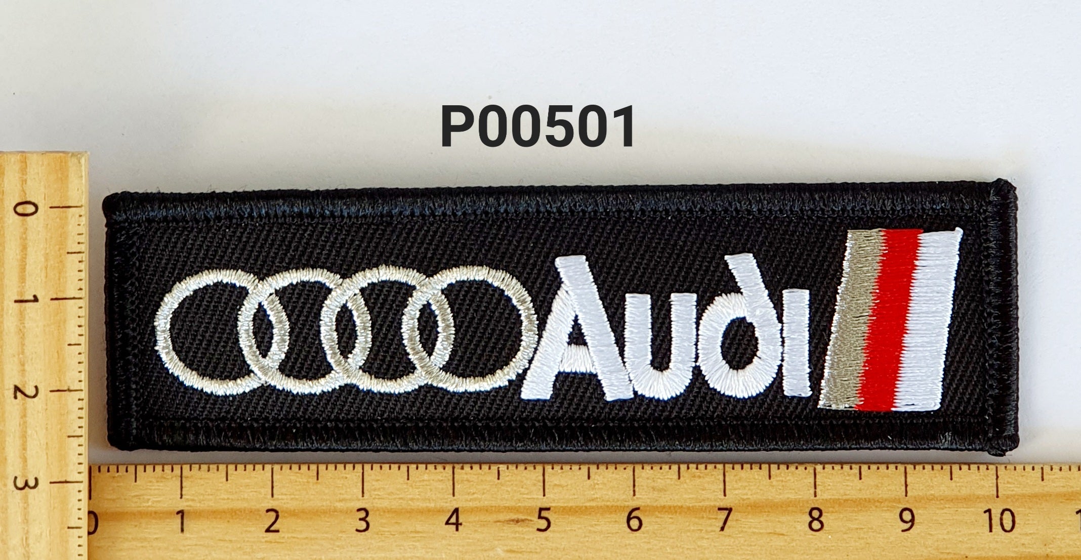 P00501 Audi NEW Iron On Cloth Patch