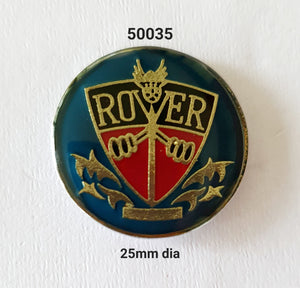 50035 Rover Button Lapel Pin / Badge