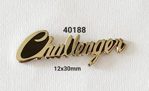 40188 Challenger Script NEW Lapel Pin / Badge