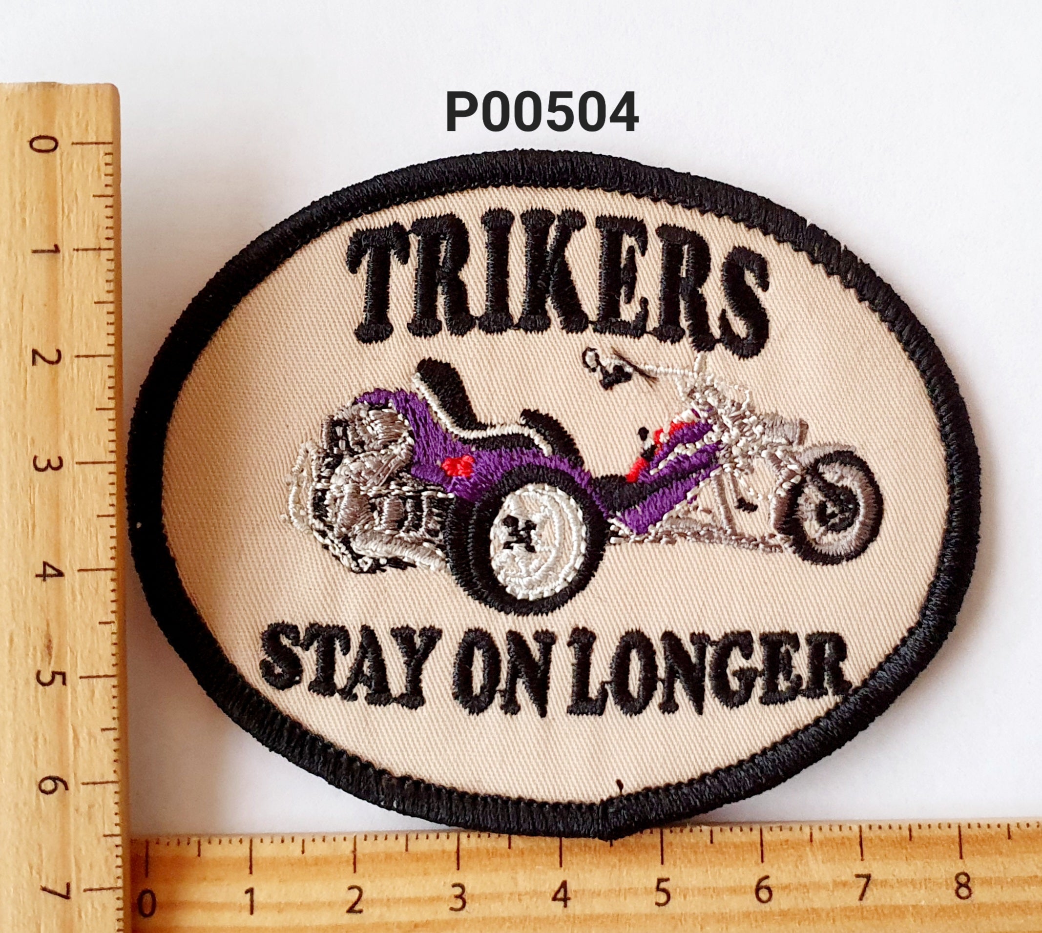 P00504 Trikers NEW Iron On Cloth Patch