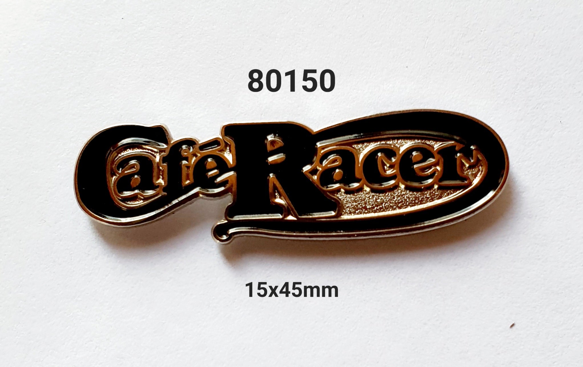 80150 Cafe Racer Script NEW Lapel Pin / Badge