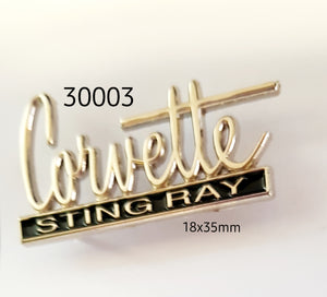 30003 Corvette Script Lapel Pin / Badge