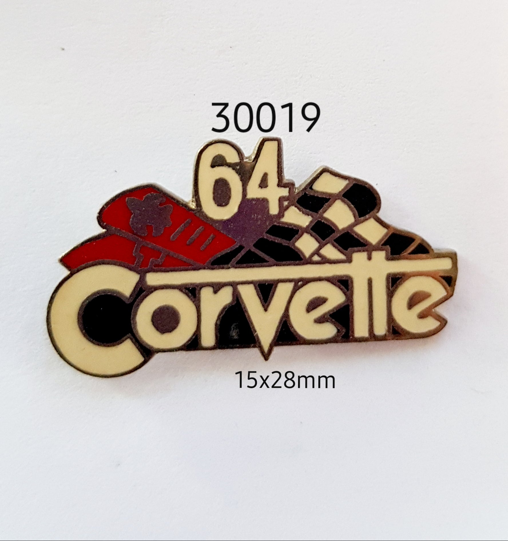 30019 1964 Corvette Car Lapel Pin / Badge