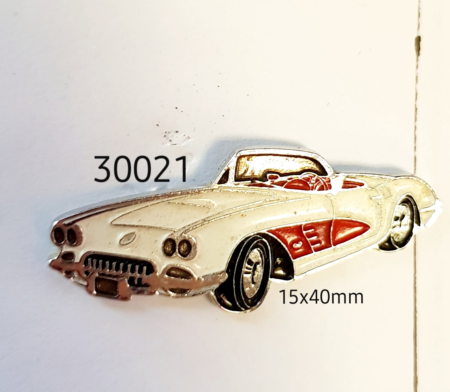 30021 1958 Chev Corvette Car Lapel Pin / Badge