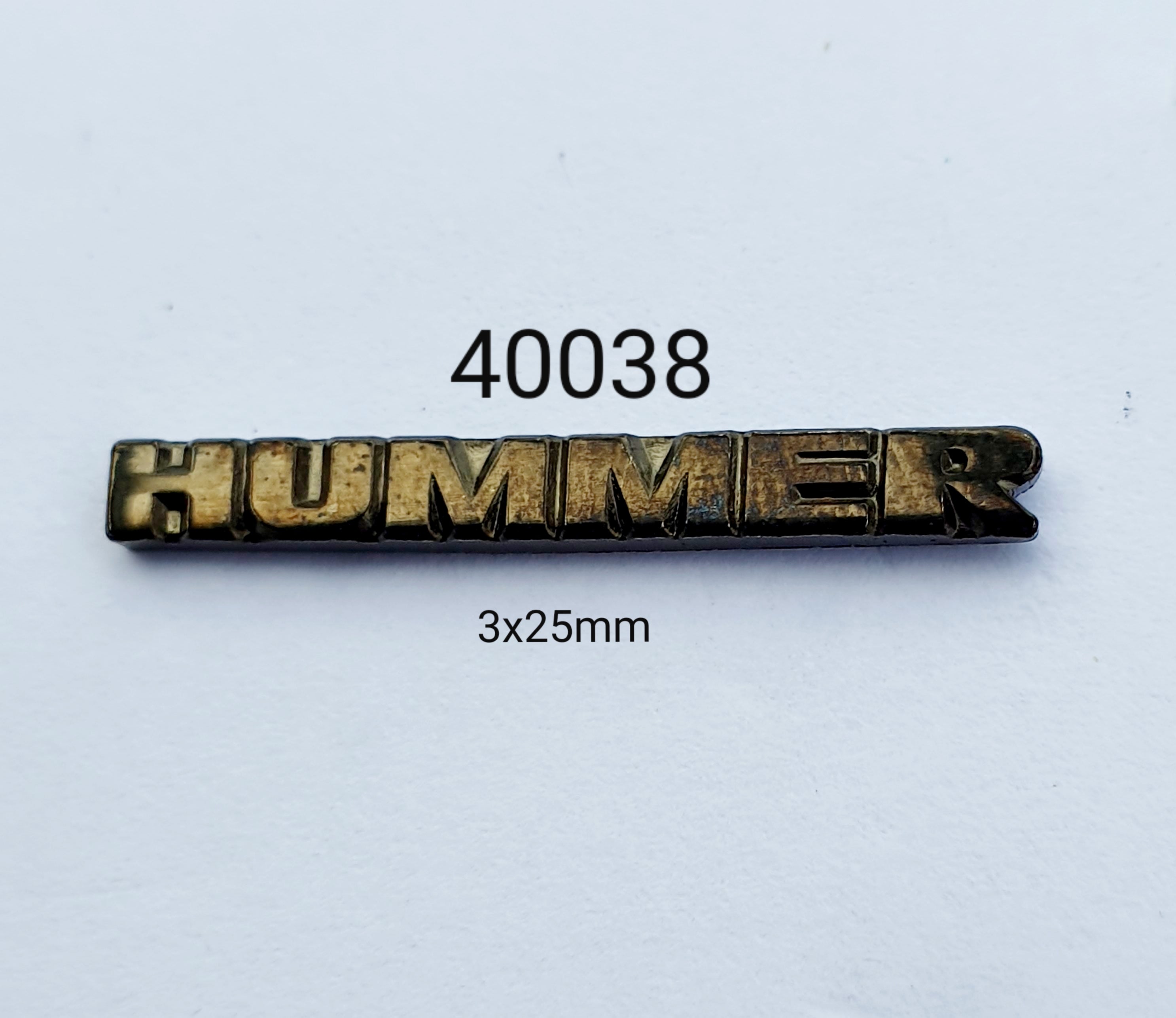 40038 Hummer Script Lapel Pin / Badge