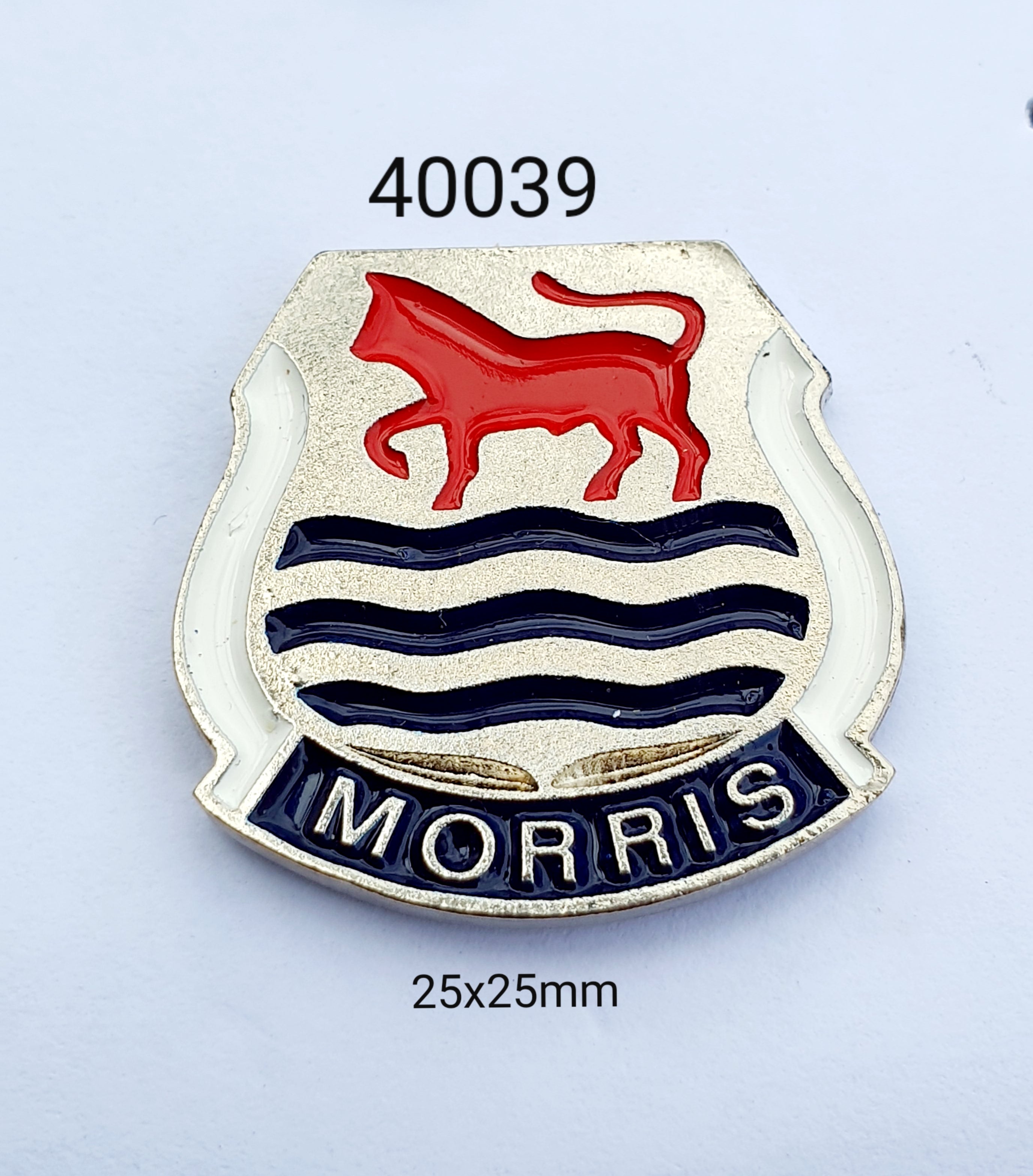 40039 Morris Shield Lapel Pin / Badge