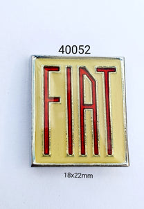 40052 Fiat Rectangle Lapel Pin / Badge