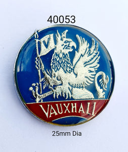 40053 Vauxhall Round Lapel Pin / Badge