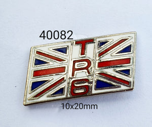 40082 Triumph TR6 Rectangle Lapel Pin / Badge