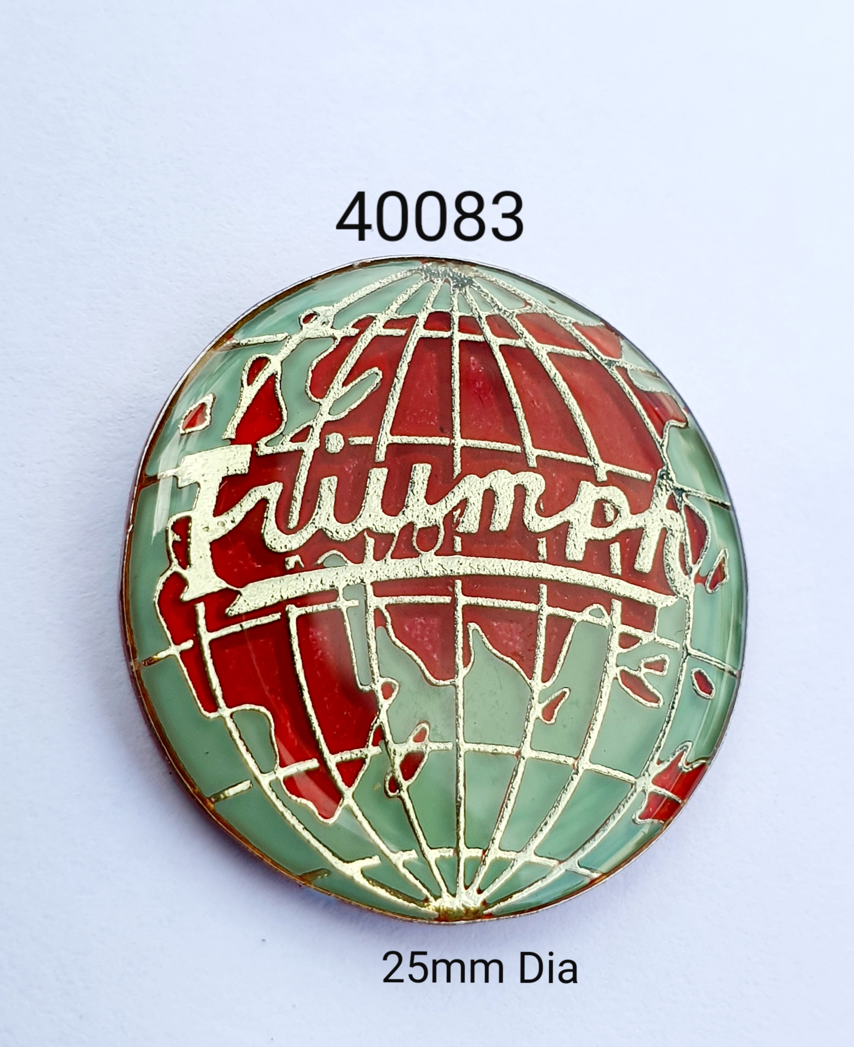 40083 Triumph World Lapel Pin / Badge