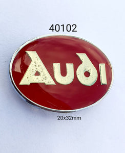 40102 Audi Oval Lapel Pin / Badge