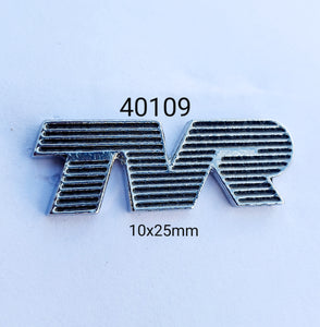 40109 TVR Logo Lapel Pin / Badge