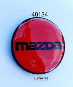 40134 Mazda Round Lapel Pin / Badge