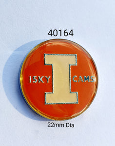 40164 Isky Cams Lapel Pin / Badge