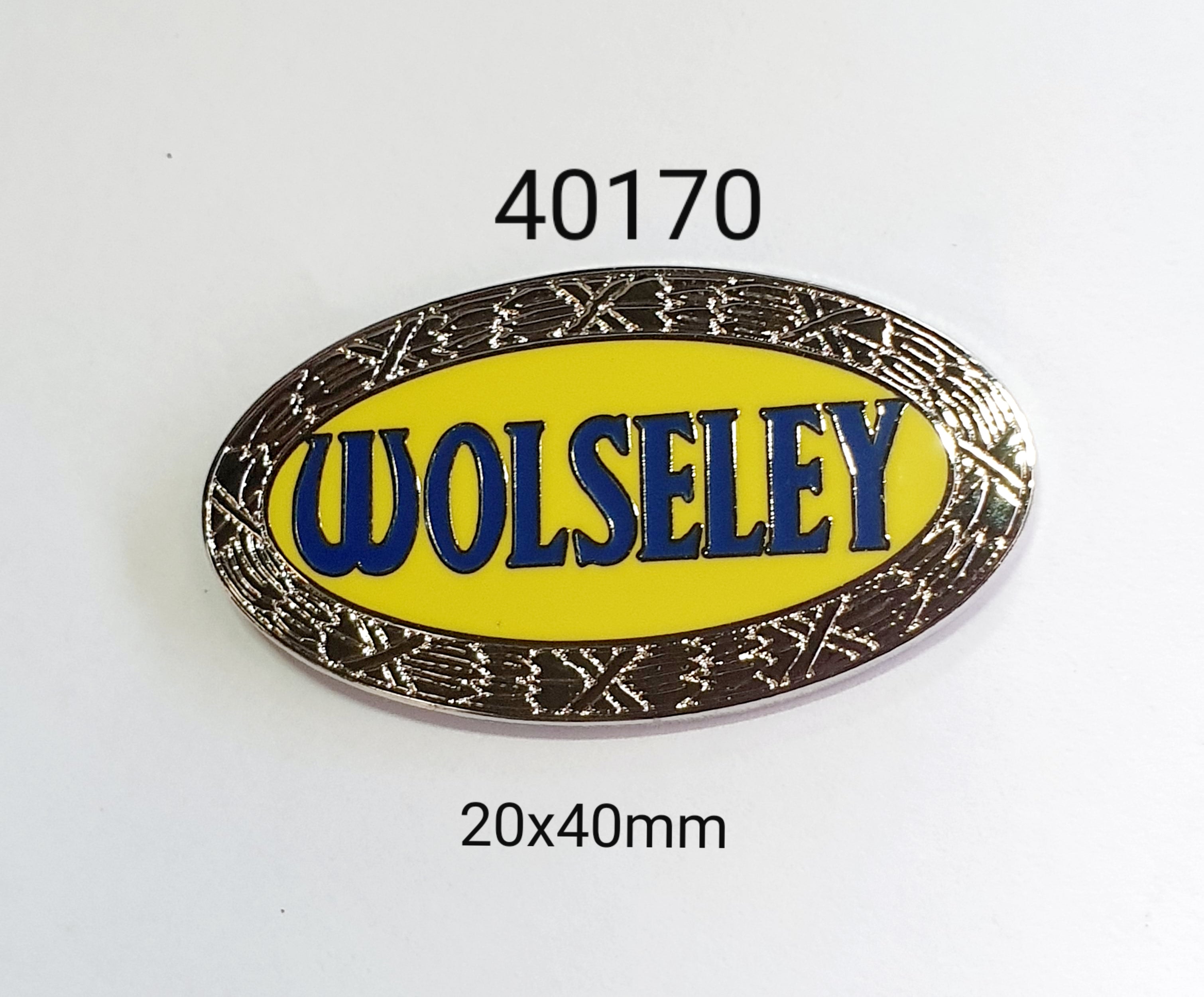 40170 Wolseley Yellow Lapel Pin / Badge