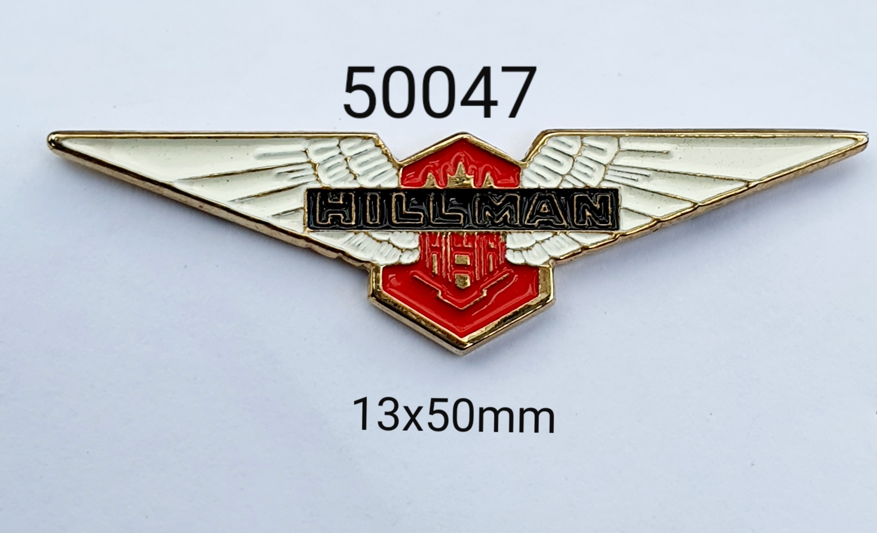 50047 Hillman Shield  Lapel Pin / Badge