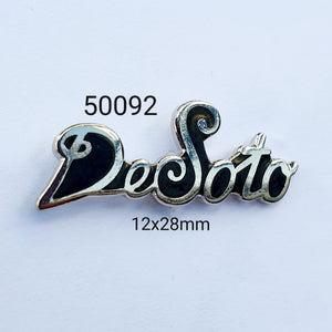 50092 De Soto Script Lapel Pin / Badge