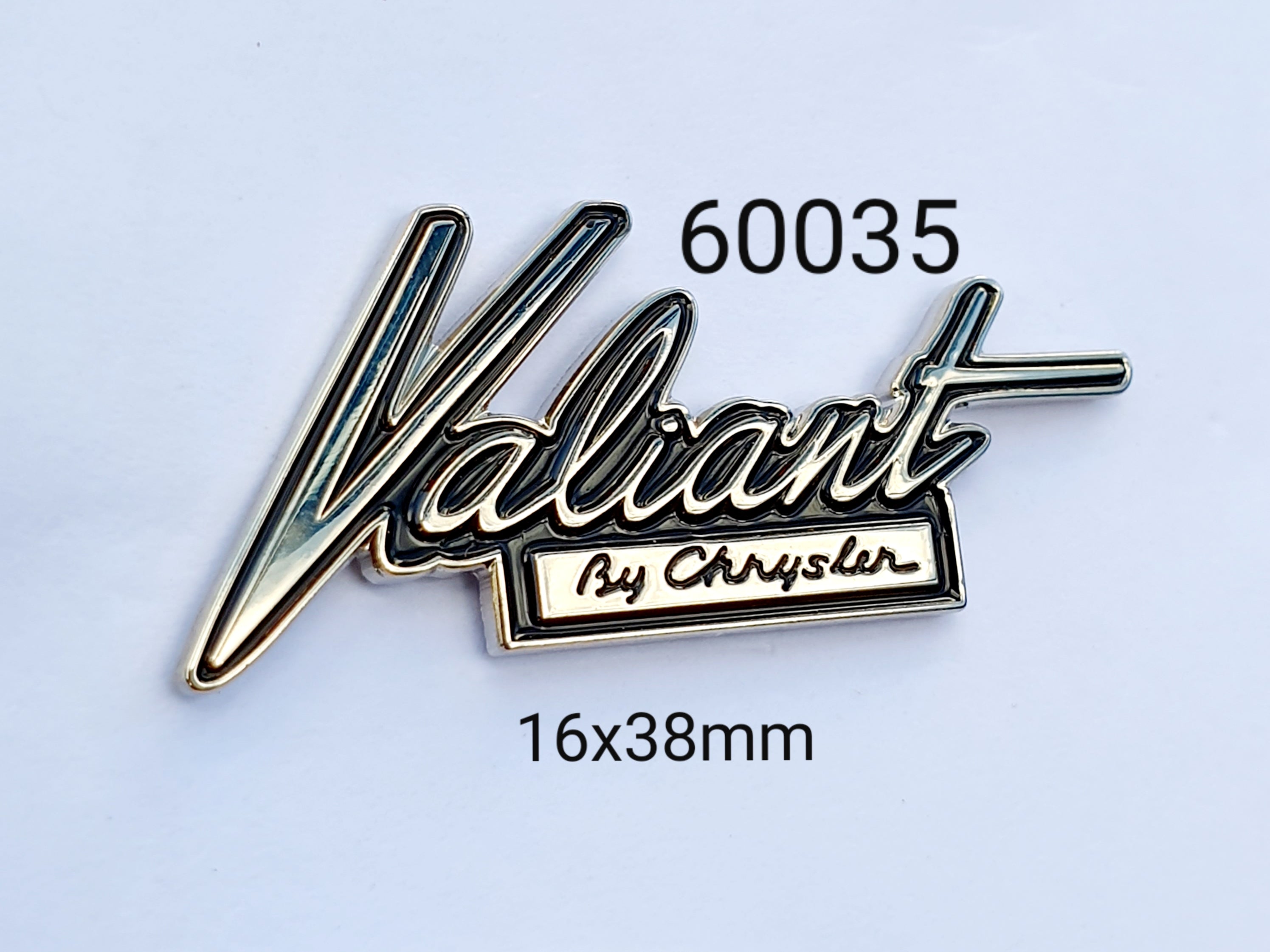 60035 Valiant Script Lapel Pin / Badge