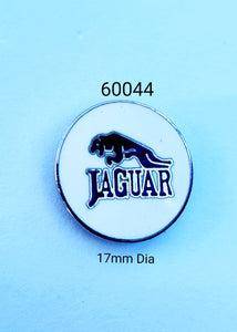 60044 Jaguar Small Round Lapel Pin / Badge