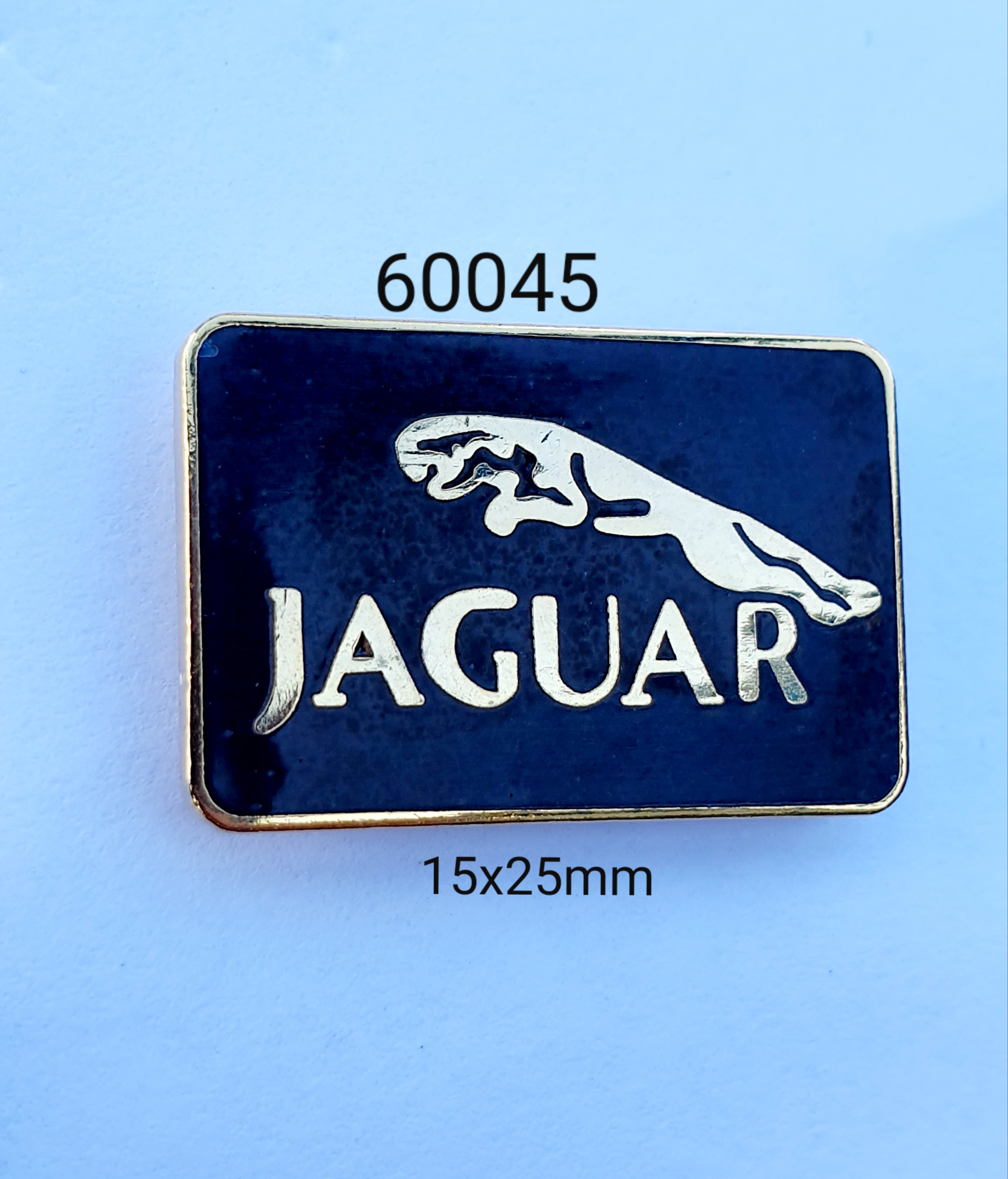 60045 Jaguar Rect Lapel Pin / Badge