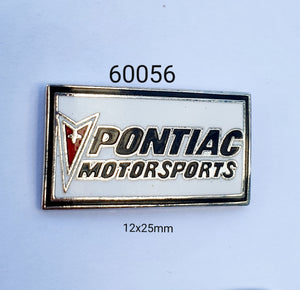 60056 Pontiac Rect Lapel Pin / Badge