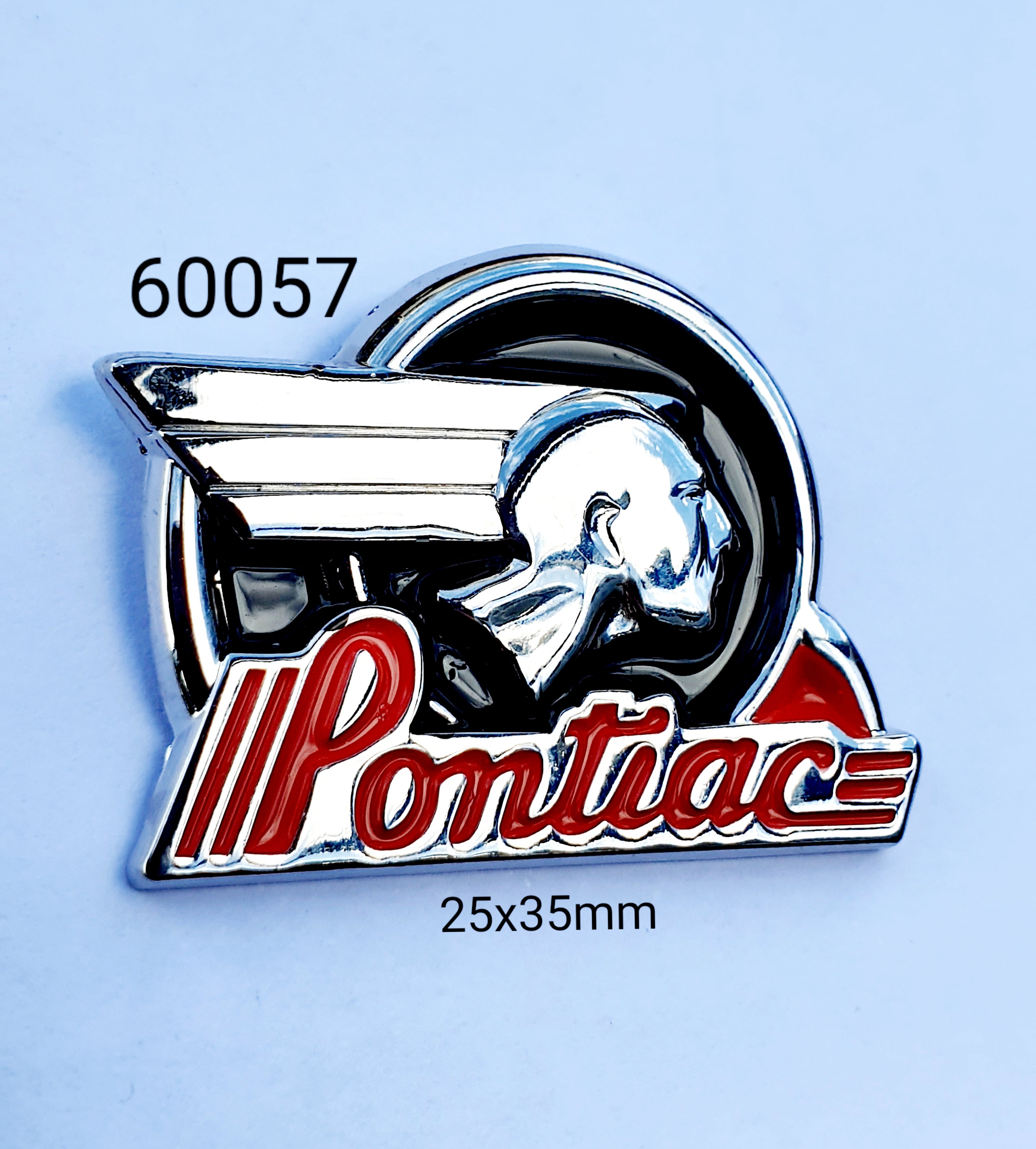 60057 Pontiac Chief Head Lapel Pin / Badge