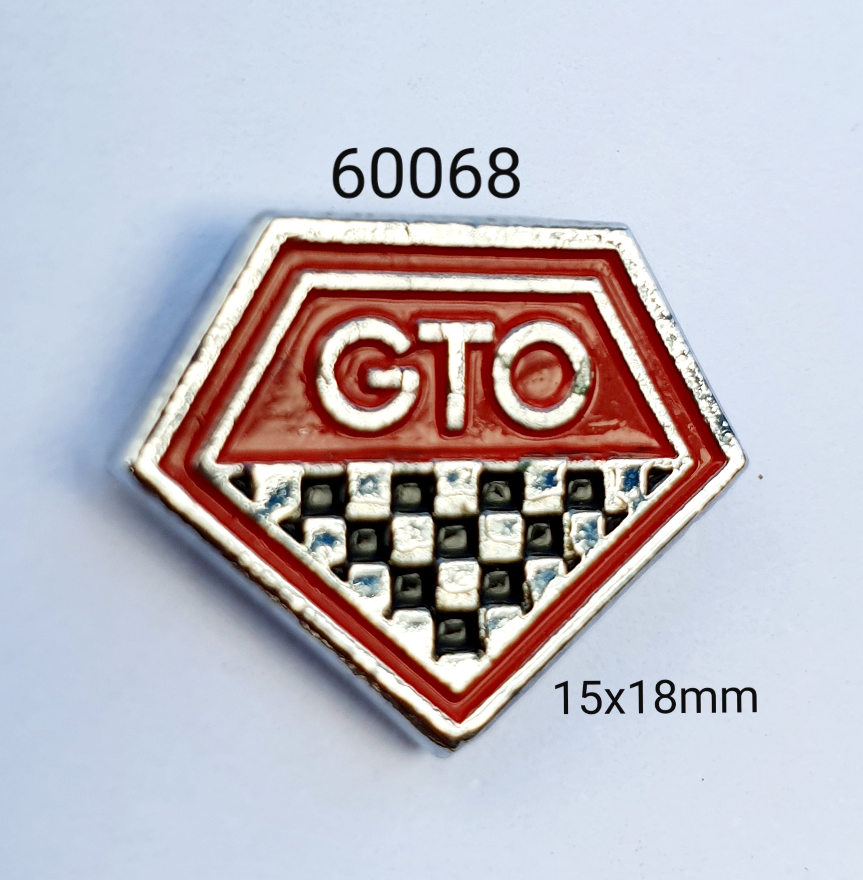 60068 GTO Shield Lapel Pin / Badge