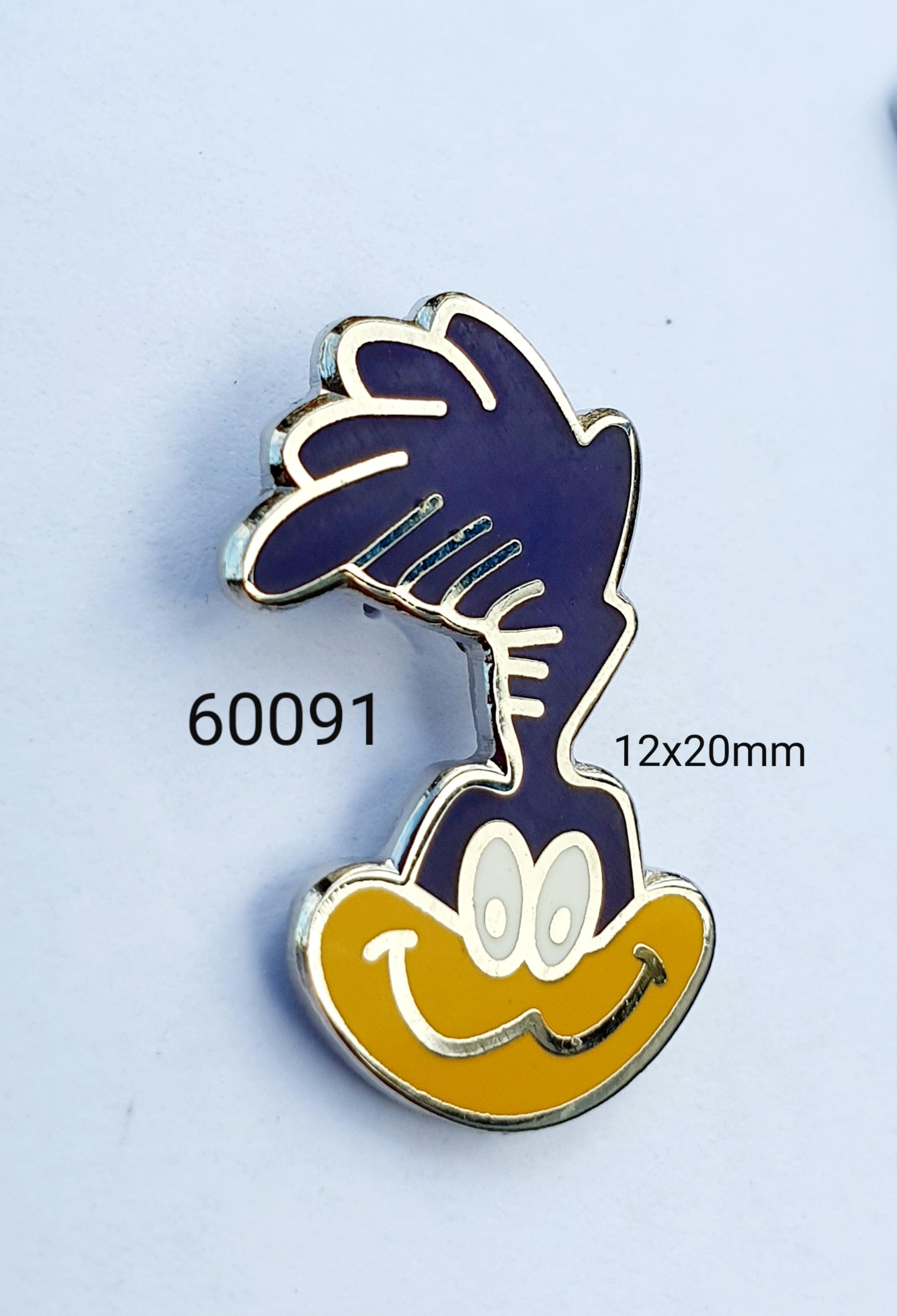 60091 Mopar Road Runner head Lapel Pin / Badge