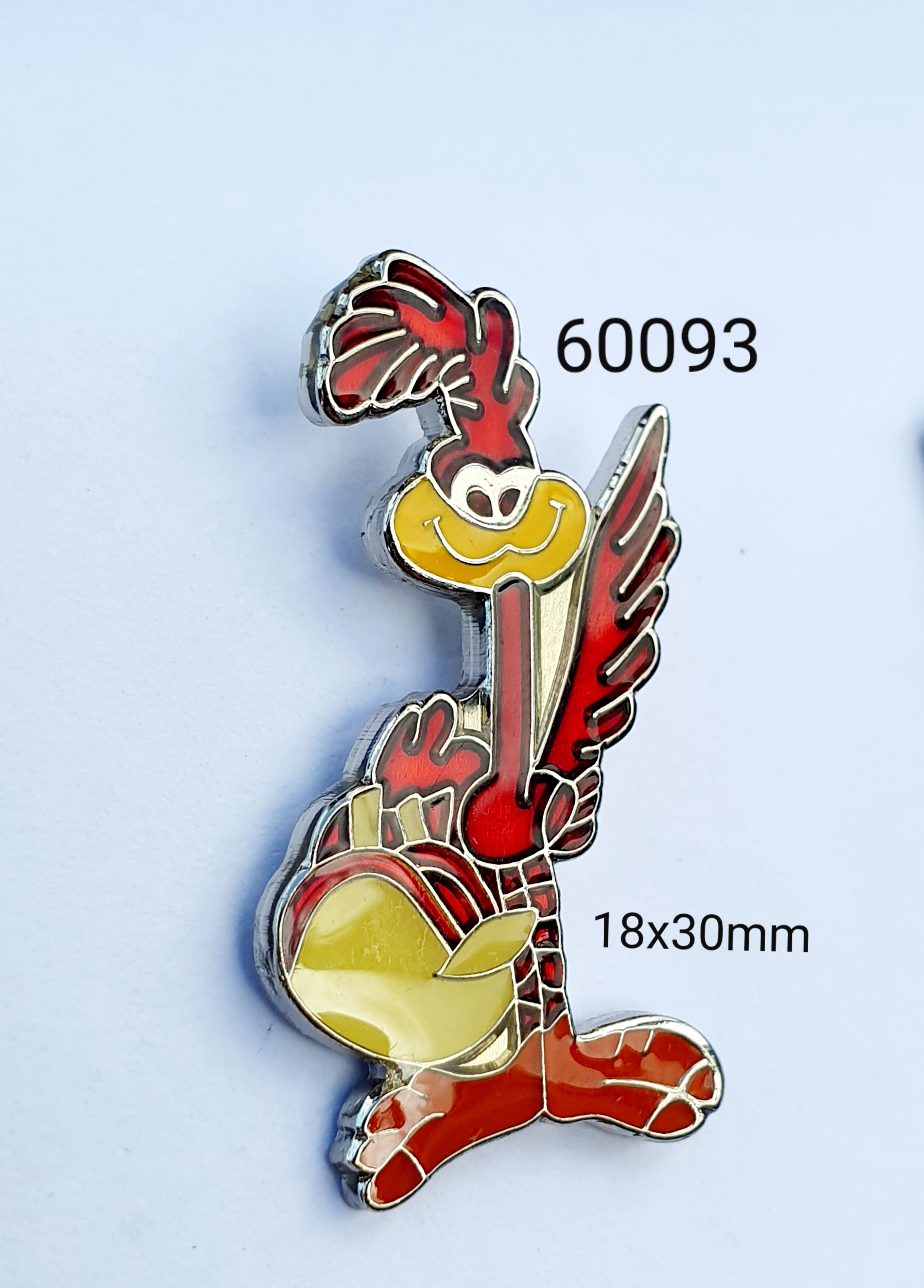 60093 Road Runner Large Lapel Pin / Badge