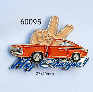 60095 Hey Charger 'Fingers' Lapel Pin / Badge