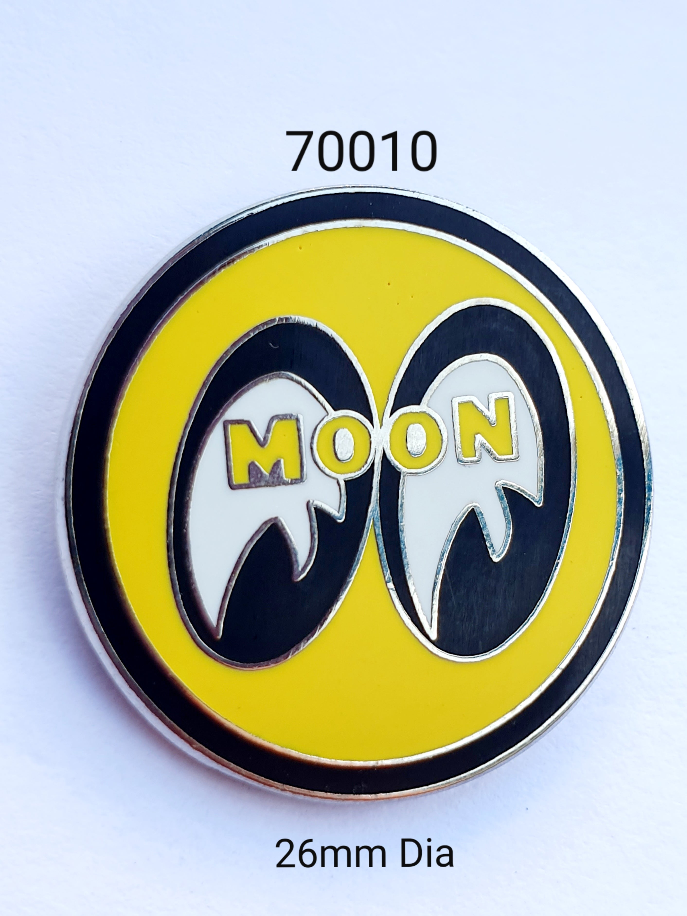 70010 Moon Eyes Lapel Pin / Badge
