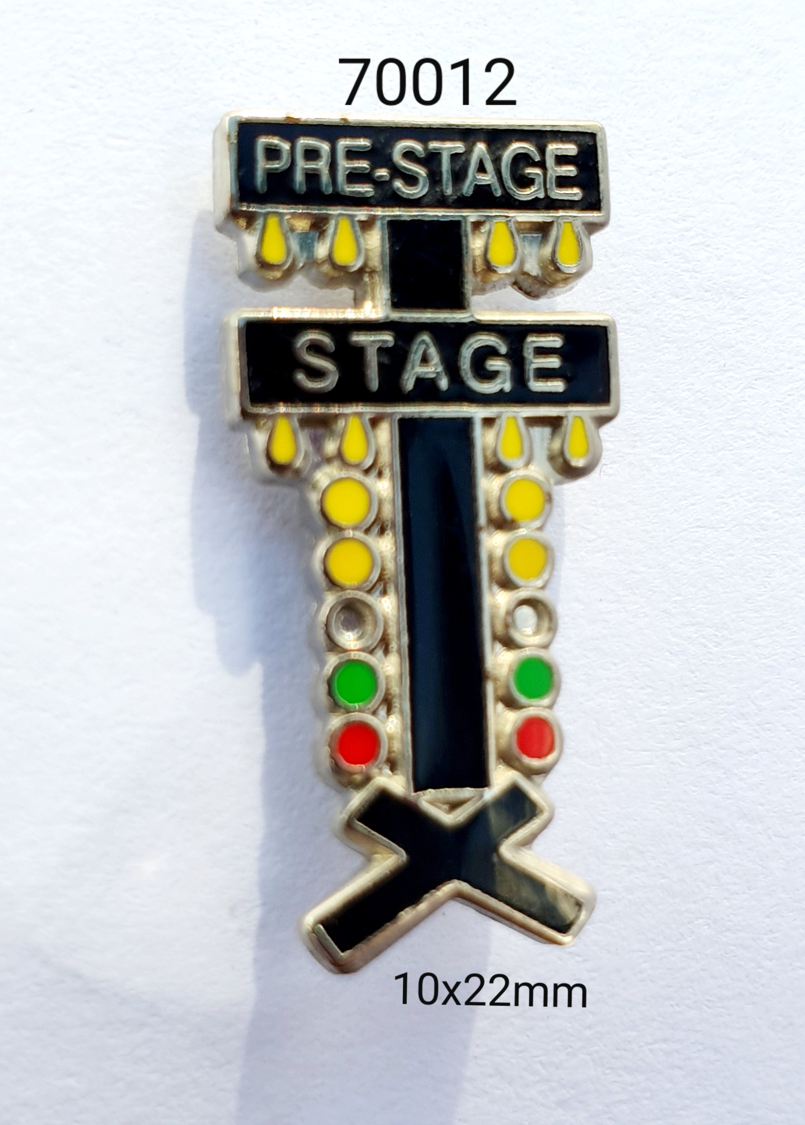 70012 Starting Line Lights Lapel Pin / Badge