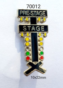 70012 Starting Line Lights Lapel Pin / Badge