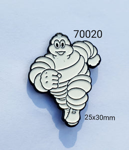 70020 Michelin Man Running Lapel Pin / Badge