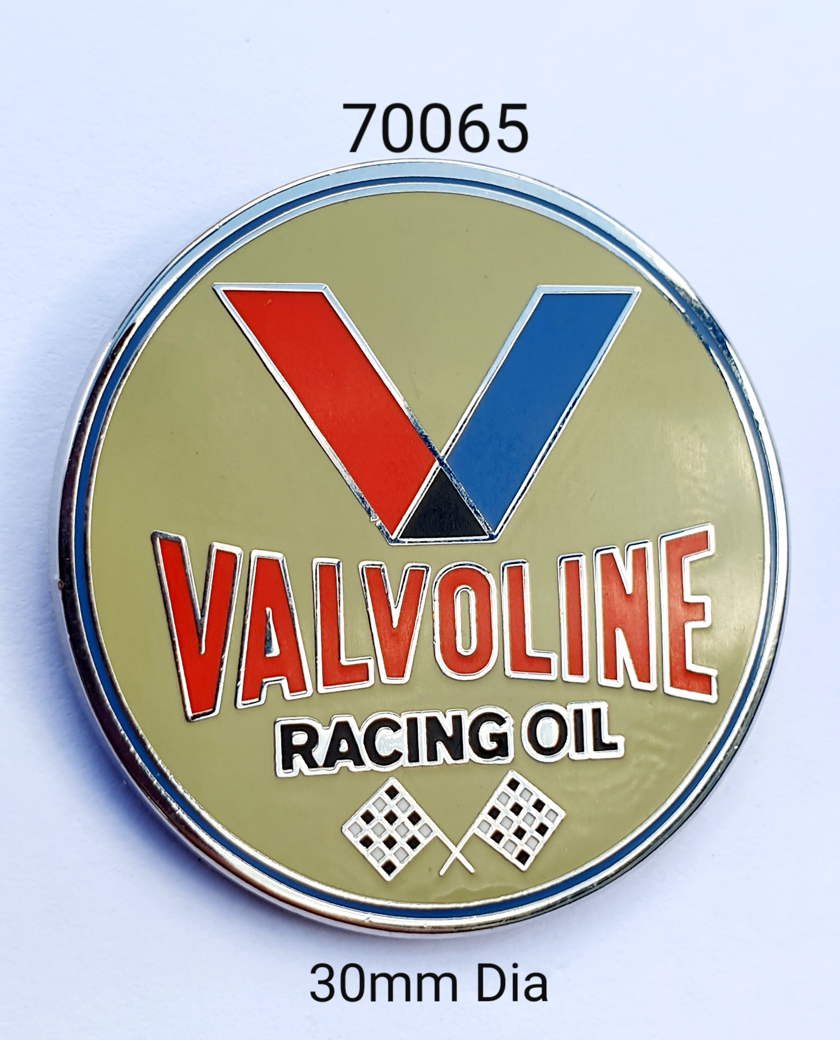 70065 Valvoline Racing Lapel Pin / Badge