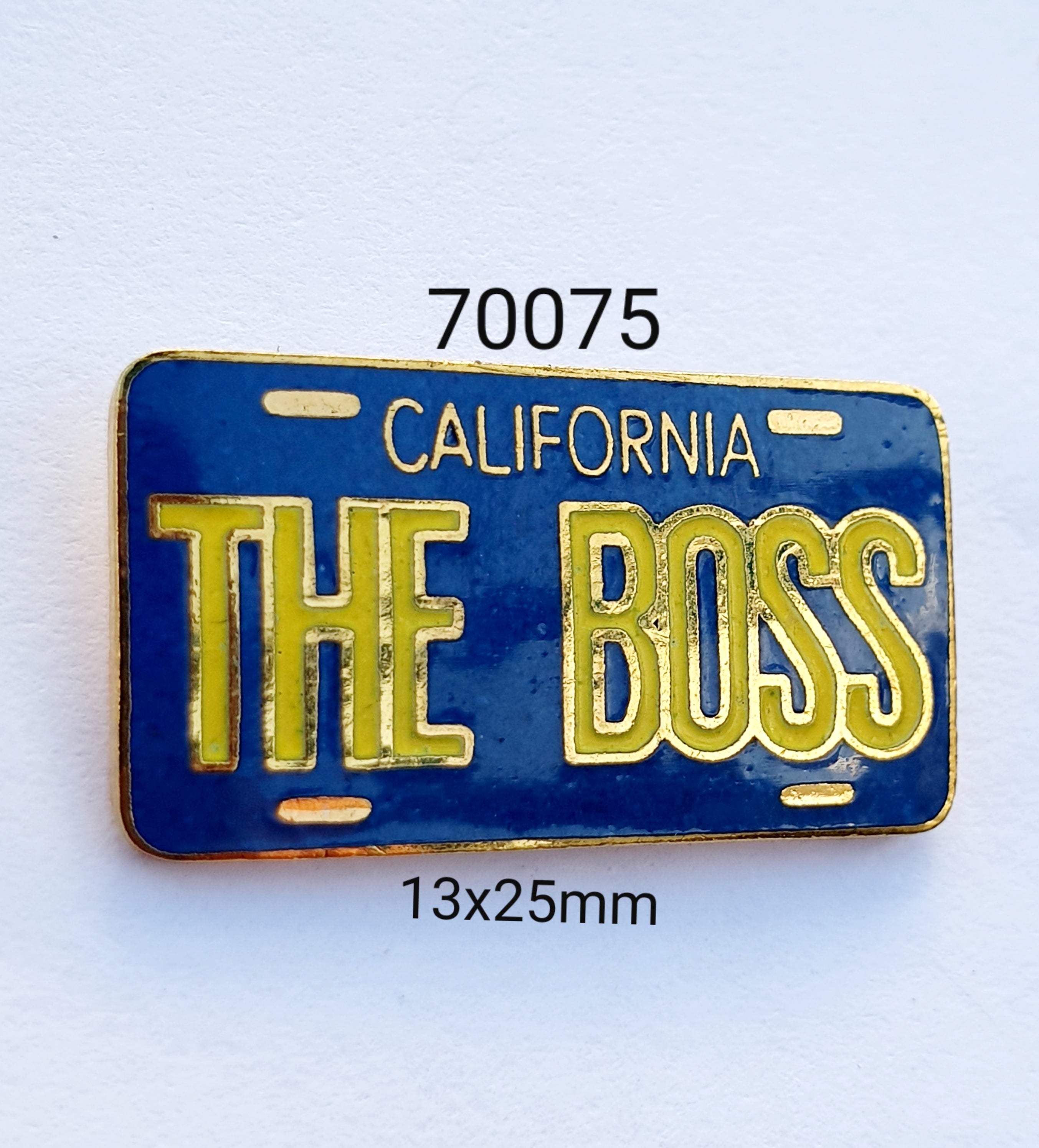 70075 The Boss Lapel Pin / Badge