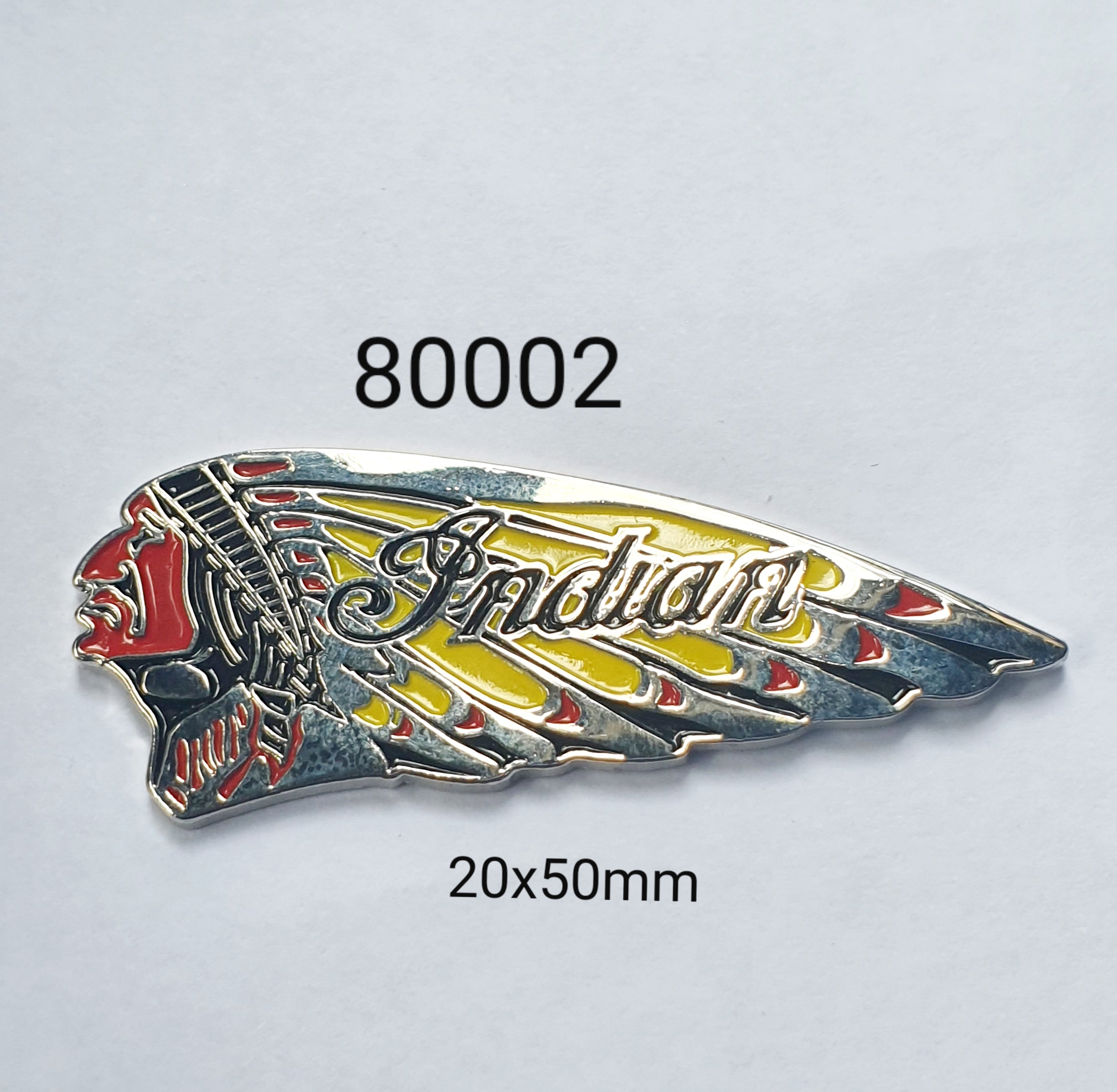 80002 Indian Chief Head Lapel Pin / Badge