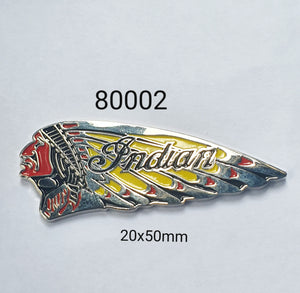 80002 Indian Chief Head Lapel Pin / Badge