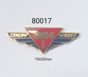 80017 BSA Genuine Spares Lapel Pin / Badge