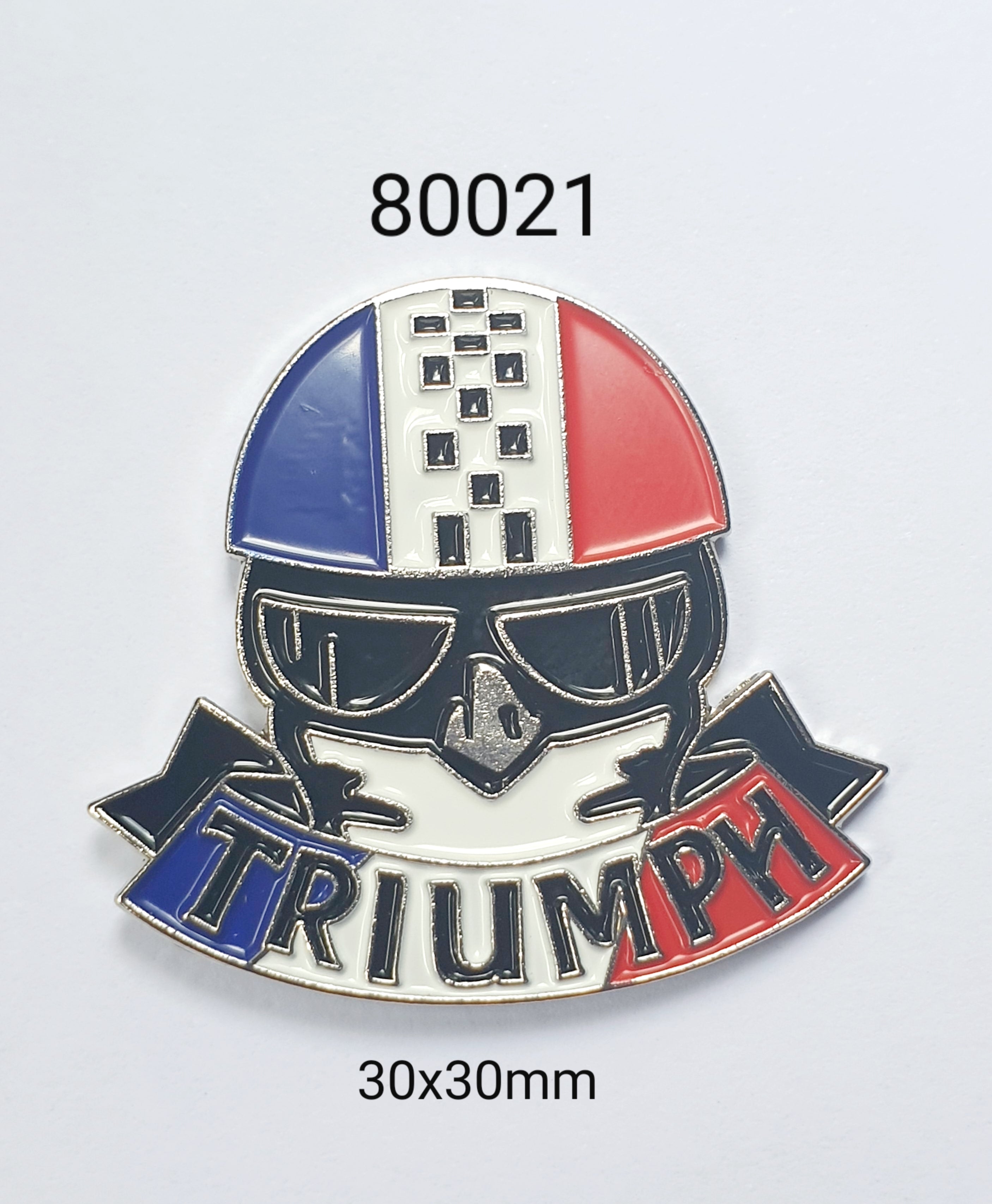 80021 Triumph Helmet Lapel Pin / Badge