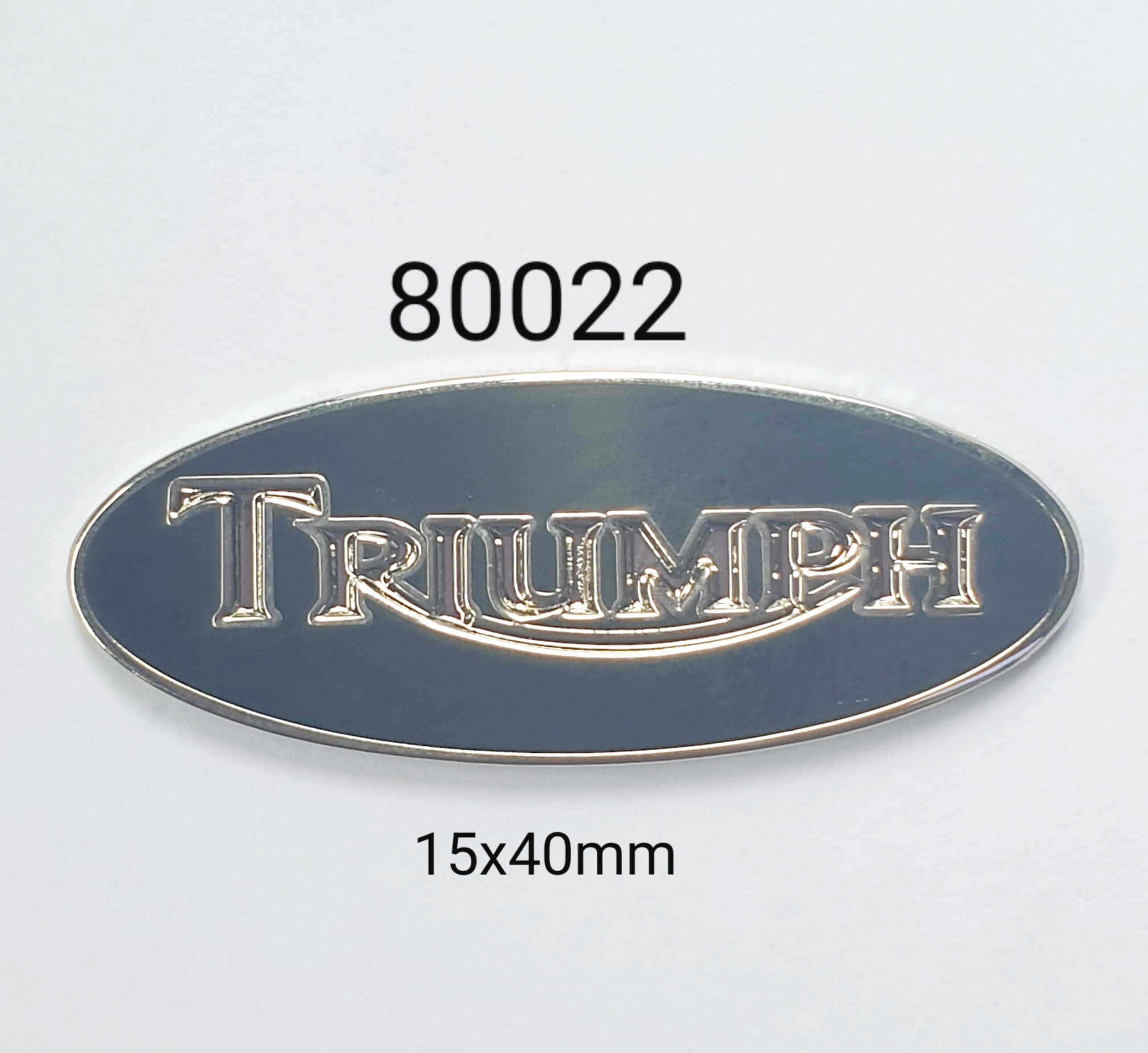 80022 Triumph Oval Lapel Pin / Badge