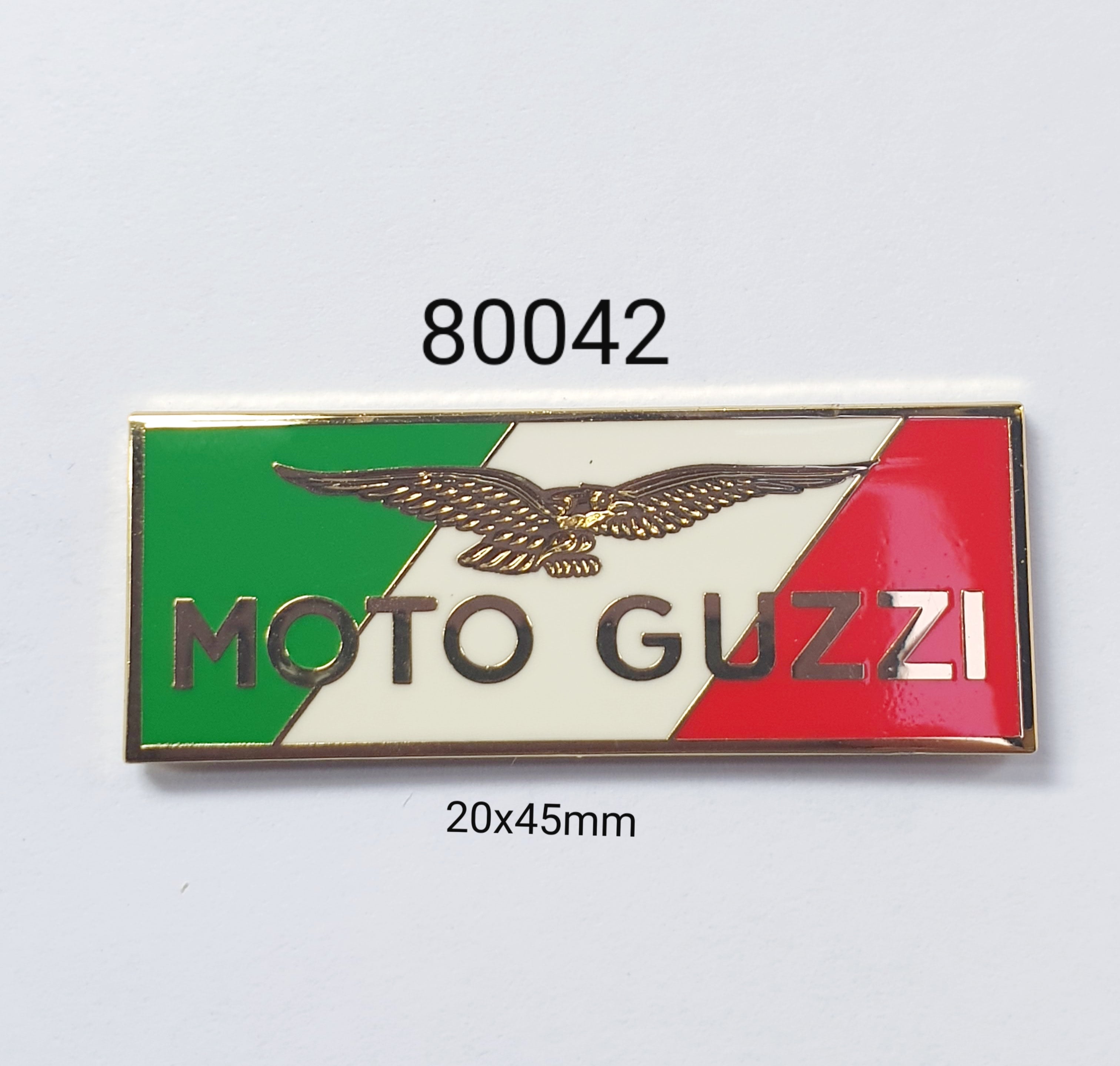 80042 Moto Guzzi Tricolour Lapel Pin / Badge