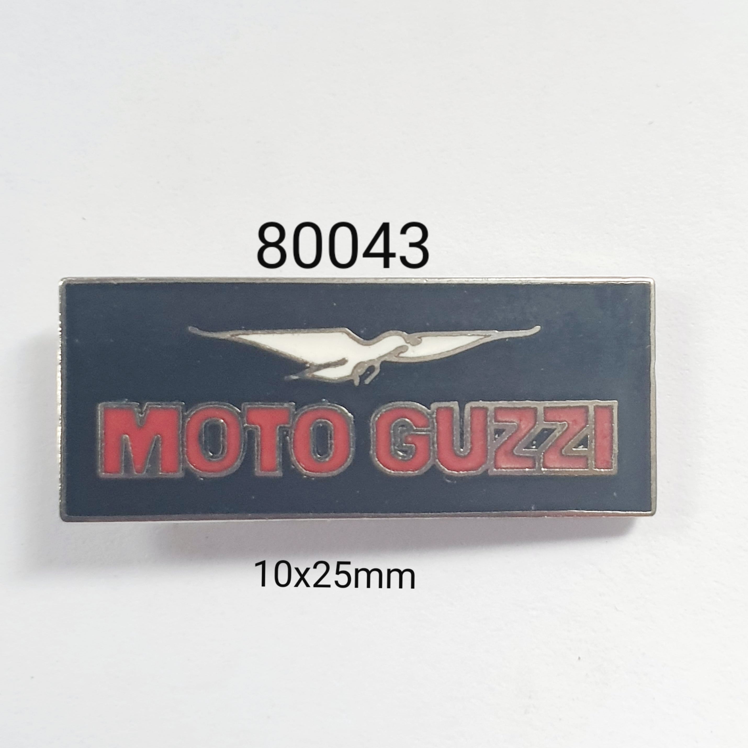 80043 Moto Guzzi Rectangle Lapel Pin / Badge