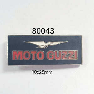 80043 Moto Guzzi Rectangle Lapel Pin / Badge