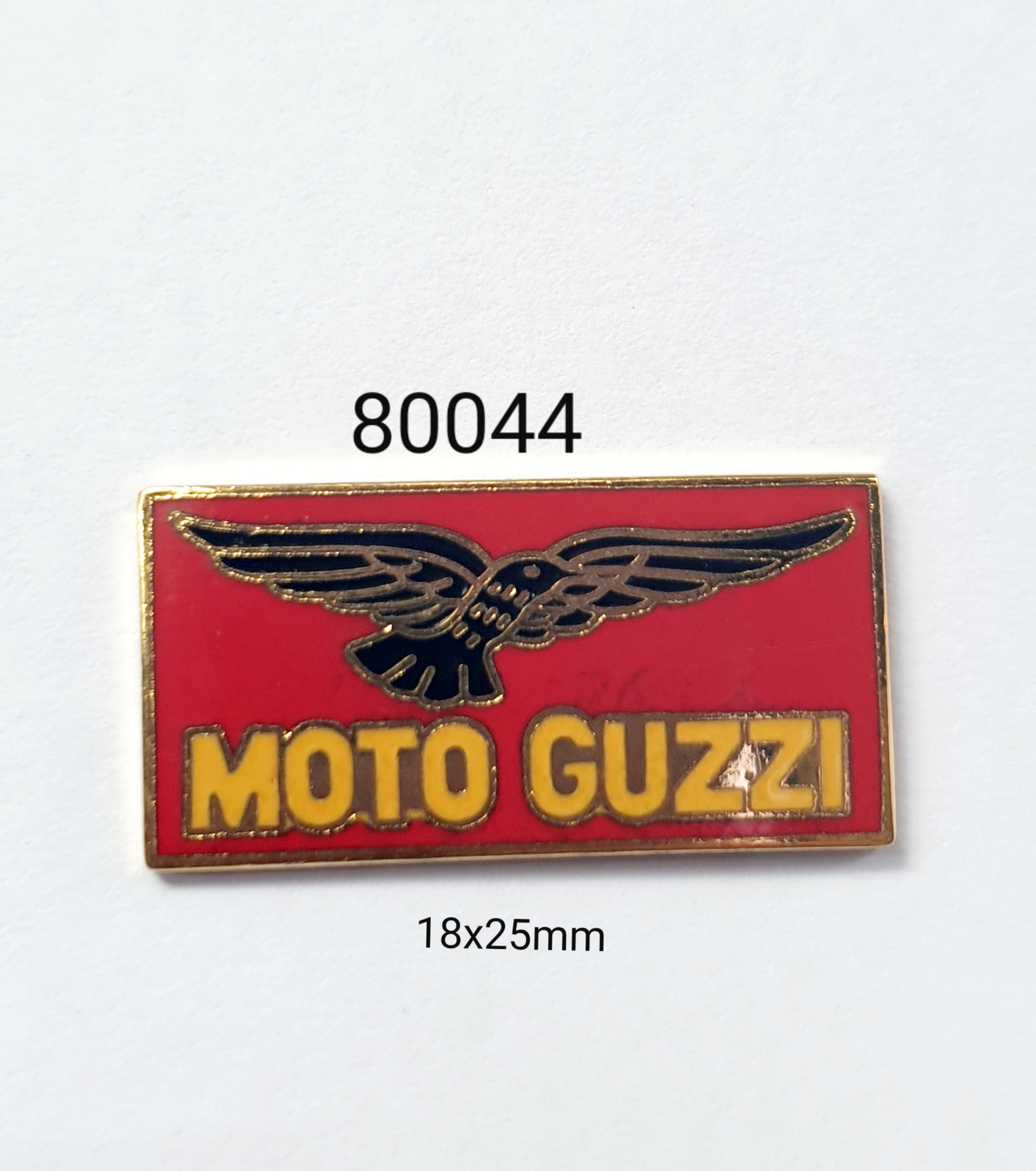 80044 Moto Guzzi Small Red Lapel Pin / Badge