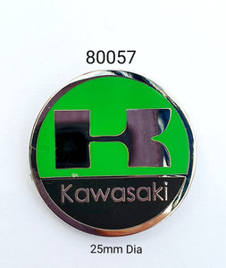 80057 Kawasaki Round Lapel Pin / Badge