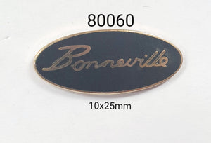 80060 Bonneville Oval Lapel Pin / Badge